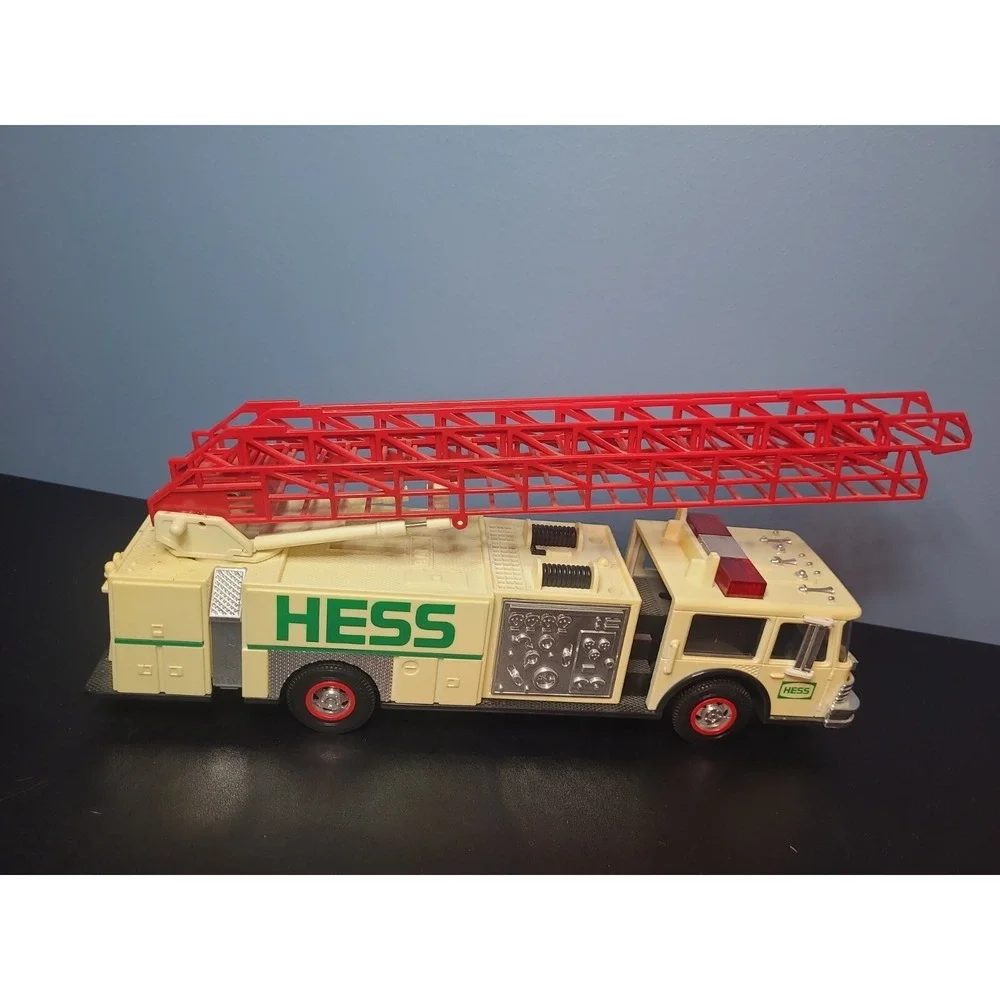 Lot of 2 1989 Hess Fire Truck Bank and 1994 Hess Rescue Truck‎